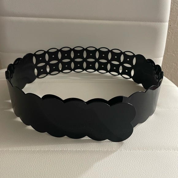 Oscar de la Renta beautiful metal belt in Black main image 5